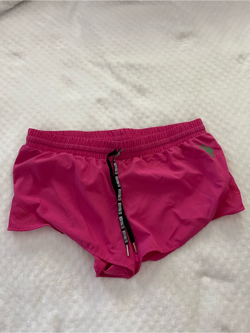 Polo Hot Pink Athletic Running Shorts
